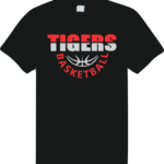 Huron Basketball Split Tigers Tee