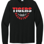 Huron Basketball Split Tigers Long Sleeve Tee
