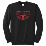 Huron Softball Crewneck Sweatshirt