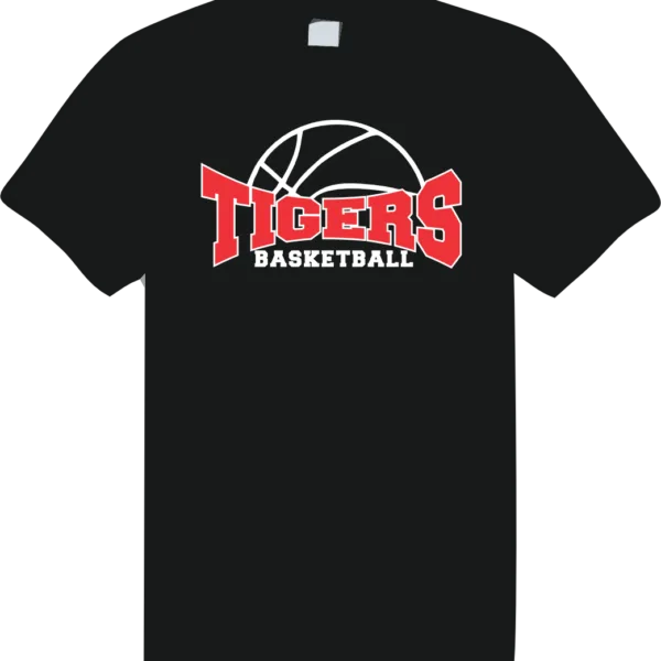 Tigers Basketball Half Ball – T-Shirt