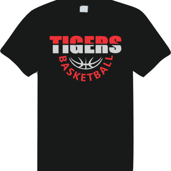 Huron Basketball Split Tigers – T-Shirt