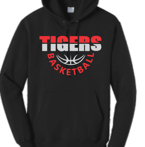 Huron Basketball Split Tigers – Hoodie