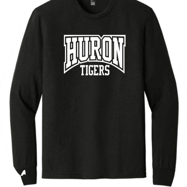 BLOCK HURON TIGERS BLACK LONG SLEEVE