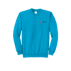 CINCINNATI CHILDRENS NEON BLUE CREWNECK SWEATSHIRT